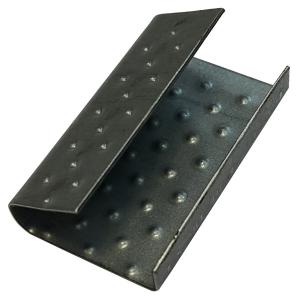 Скрепа металлическая для ленты ПП 15 мм оцинк