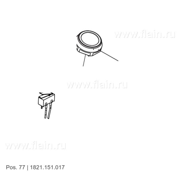 Кабельный жгут сварки 1821.151.017 для Signode BXT2-16/19, позиция 77; отдельная деталь из чертежа
