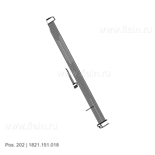 Сигнальный кабель 1821.151.018 для Signode BXT2-16/19, позиция 202; отдельная деталь из чертежа