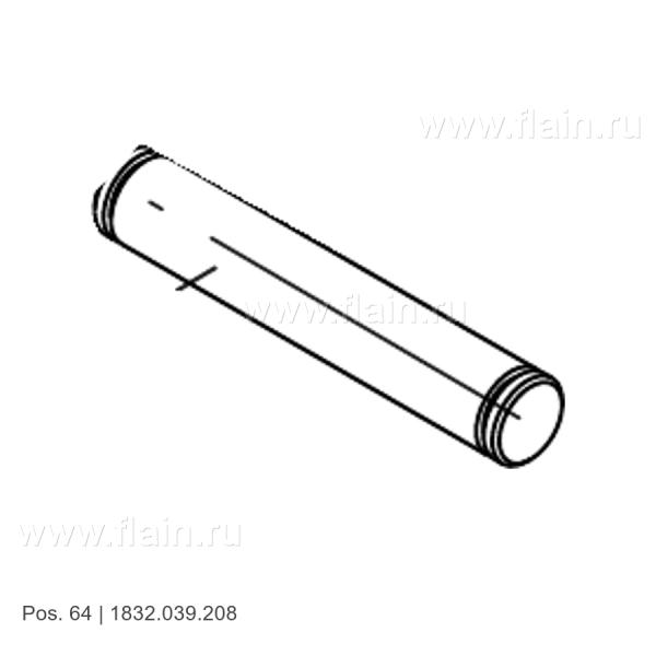 Палец 1832.039.208 для Signode BXT2-16/19, позиция 64; отдельная деталь из чертежа
