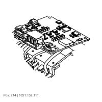 Электронная плата управления 1821.152.111, Signode BXT3-16, позиция 214 на чертеже, отдельная запчасть