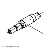 Эксцентриковый вал 1832.022.164 для Signode BXT2-16/19, позиция 155; отдельная деталь из чертежа